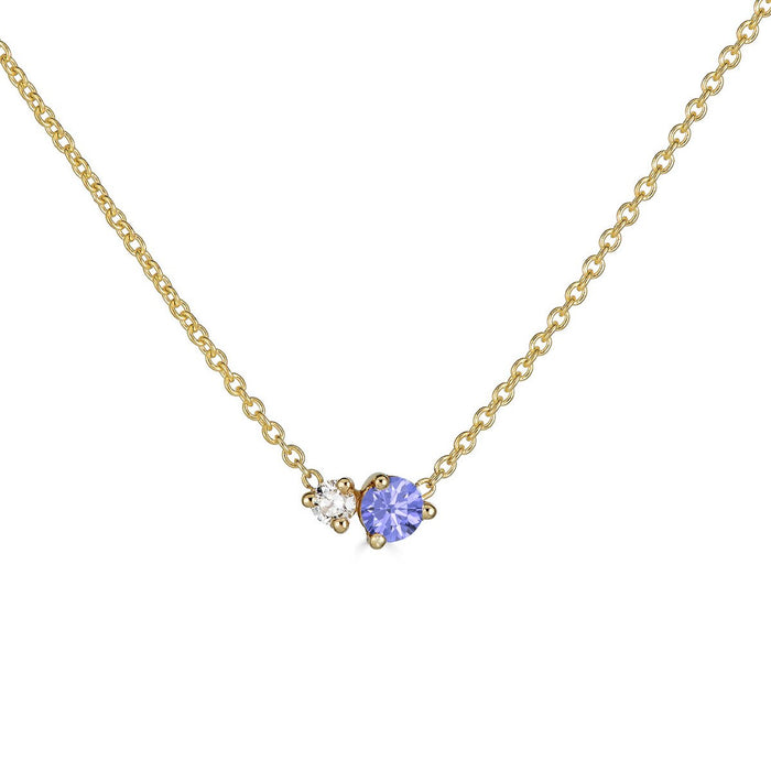 Tanzanite & Diamond Necklace