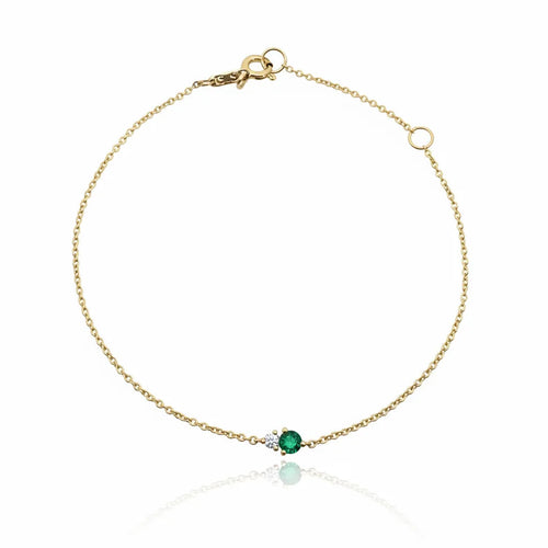 Emerald & Diamond Bracelet