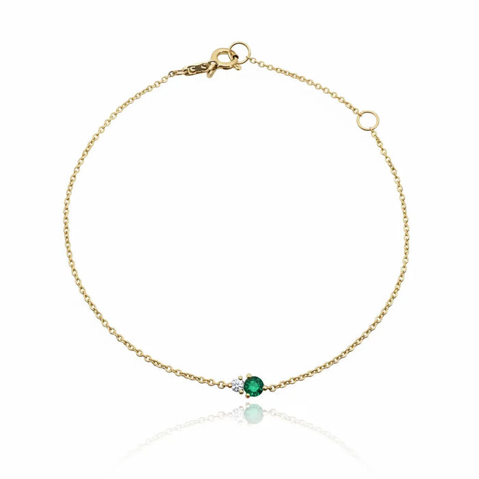 Emerald & Diamond Bracelet