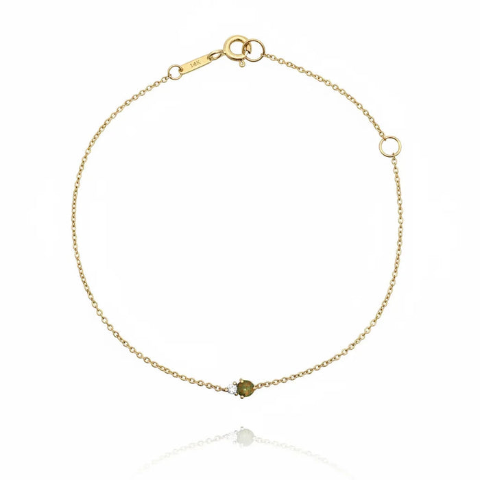 Opal & Diamond Bracelet