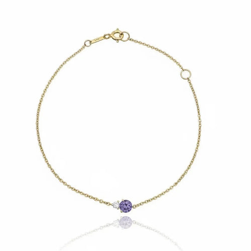 Tanzanite & Diamond Bracelet