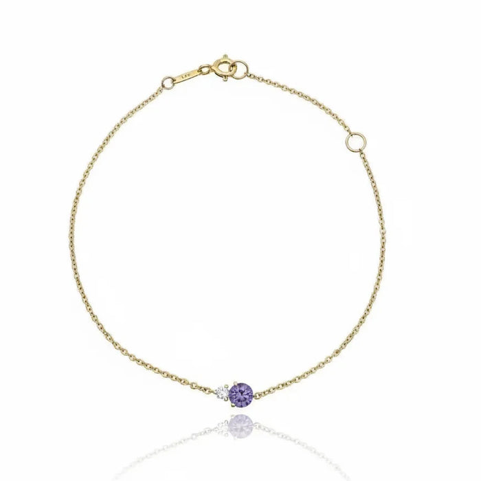 Tanzanite & Diamond Bracelet