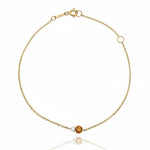 Citrine & Diamond Bracelet