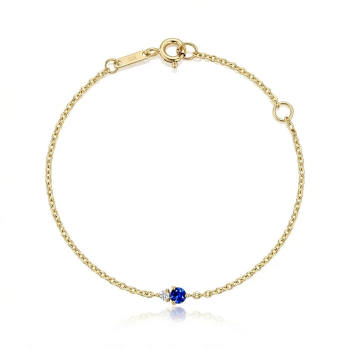 Sapphire & Diamond Bracelet