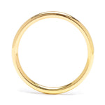 18K YELLOW GOLD LAIGHT SOLID WEDDING BAND, BY G.ST CEREMONY.