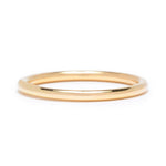 18K YELLOW GOLD LAIGHT SOLID WEDDING BAND, BY G.ST CEREMONY.