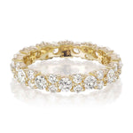14K YELLOW GOLD THOMPSON ETERNITY WEDDING BAND WITH 1.95TCW ROUND BRILLIANT DIAMONDS (G/H/I COLOR, SI2 CLARITY) BY G.ST CEREMONY.