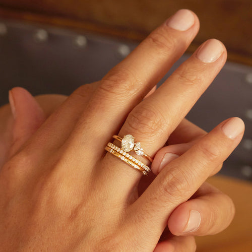 Small Baxter Diamond Full Eternity Wedding Band Image 2