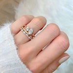 18K YELLOW GOLD CARLISLE WEDDING BAND WITH 0.17TCW ROUND BRILLIANT DIAMONDS BY G.ST CEREMONY