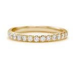 18K YELLOW GOLD MEDIUM BAXTER FULL ETERNITY WEDDING BAND WITH 0.55TCW OF ROUND BRILLIANT DIAMONDS (G COLOR, SI1 CLARITY) BY  G.ST CEREMONY.


BAXTER MEDIUM - 1.7MM STONES, 2.3MM SHANK


BAND WIDTH: 2.3MM
BAND HEIGHT: 2MM