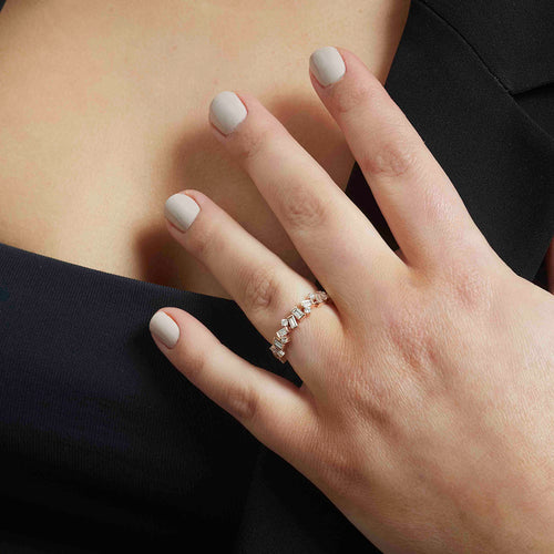 Leonard Diamond Full Eternity Wedding Band Image 2