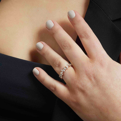 Leonard Diamond Full Eternity Wedding Band Image 2