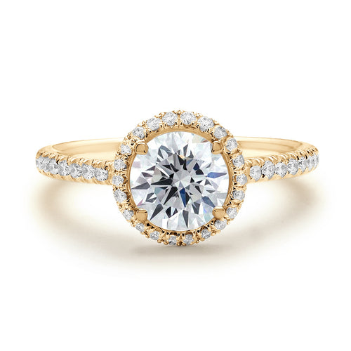 Essex 1.80ct Round Cut Diamond Halo Engagement Ring