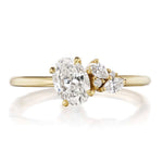 Petite Mulberry 0.70ct Oval Cut Diamond Engagement Ring
