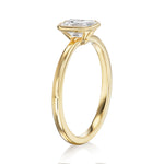 Ludlow 0.71ct Emerald Cut Diamond Engagement Ring