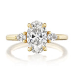 Ann 1.70ct Oval Cut Diamond Engagement Ring