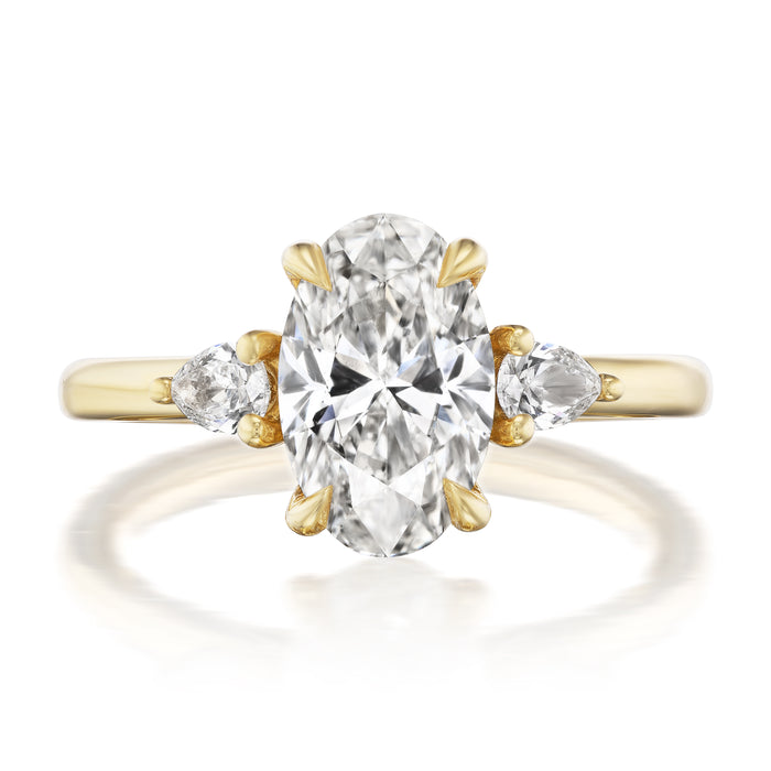 Ann 1.70ct Oval Cut Diamond Engagement Ring