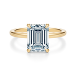 Baxter 2.54ct Lab Emerald Cut Diamond Engagement Ring