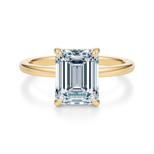 Baxter 2.54ct Lab Emerald Cut Diamond Engagement Ring