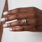 Baxter 3.04ct Lab Emerald Cut Diamond Engagement Ring