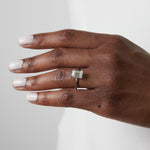 Baxter 3.04ct Lab Emerald Cut Diamond Engagement Ring
