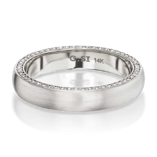 14K NATURAL WHITE GOLD 