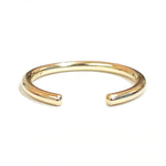 14K YELLOW GOLD 1.8MM "BRIDGE" CUFF WEDDING BAND, BY G.ST CEREMONY.