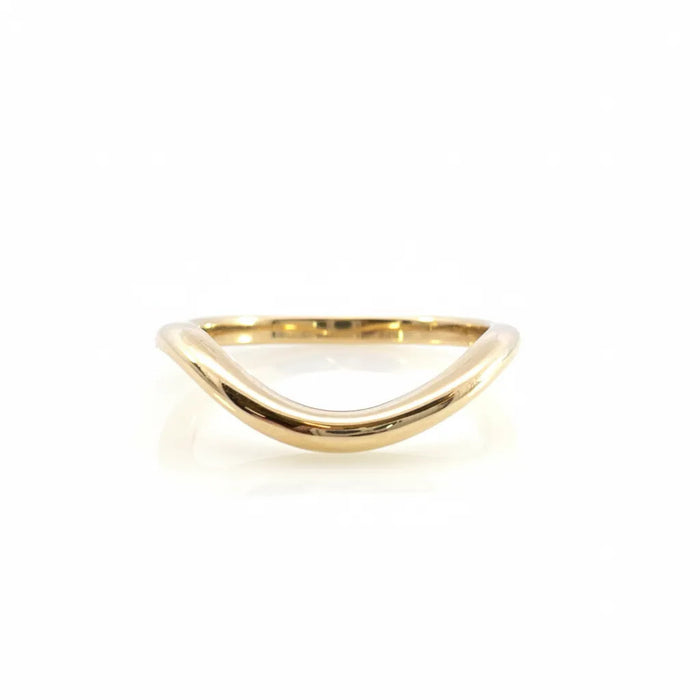 Bond Wave Wedding Band