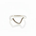 Canal Wave Wedding Band
