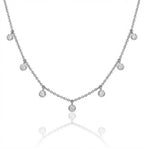 7 Diamond Drop Necklace