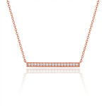 Diamond Bar Necklace