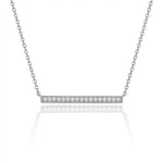 Diamond Bar Necklace