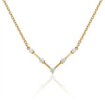 Diamond V Necklace