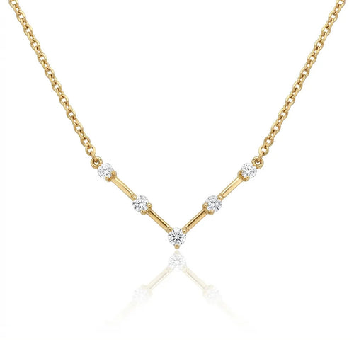 Diamond V Necklace