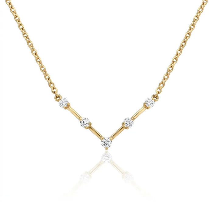 Diamond V Necklace