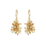 Gold Dots Cluster Earrings