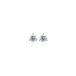 1.50tcw Trinity Diamond Stud Earrings