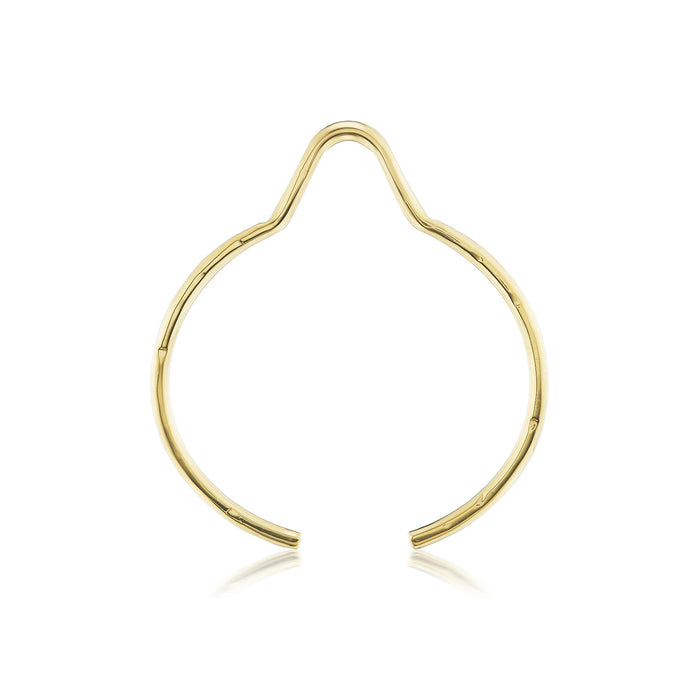 14K YELLOW GOLD SMALL NIPPLE BANGLE BY LORRAINE WEST JEWELRY.

**THIS IS A SAMPLE PIECE IN BRASS- WILL BE MADE-TO-ORDER IN 14K YELLOW GOLD.

*20% OF PROCEEDS FROM THE NIPPLE COLLECTION WILL BE CONTINUOUSLY DONATED TO LIVING BEYOND BREAST CANCER, AN OR