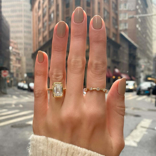 Harrison Diamond Half-Eternity Wedding Band Image 2