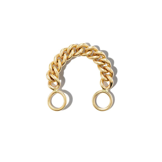 Gold Heavy Curb Ring Chain (XL)