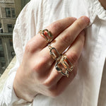 Silver Heavy Curb Ring Chain (M)