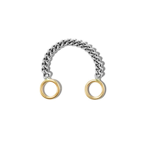 Silver Not So Heavy Curb Ring Chain (M)