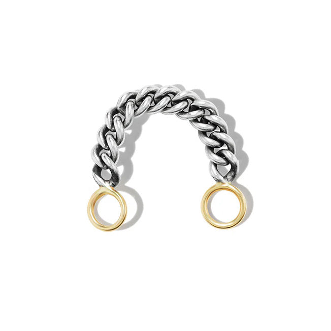 Silver Heavy Curb Ring Chain (XL)