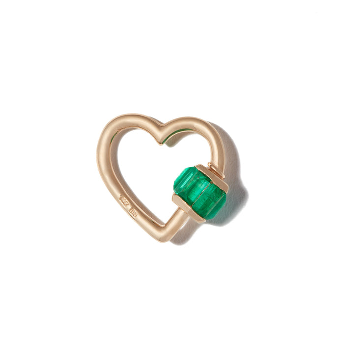 Total Emerald Baguette Baby Heartlock