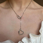 Heart Lock in Silver