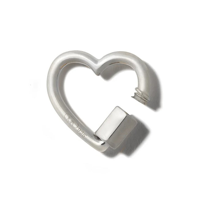 Heart Lock in Silver