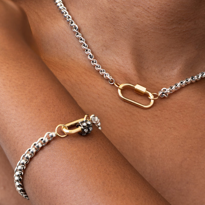 16" Rolling Curb Chain Necklace
