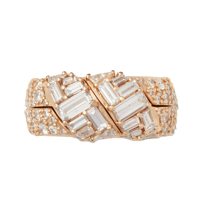 Daime Rind Allstone Chubby DiMe Ring
