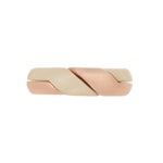 Medium Rose and Yellow Gold DiMe Ring
