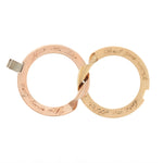Medium Rose and Yellow Gold DiMe Ring